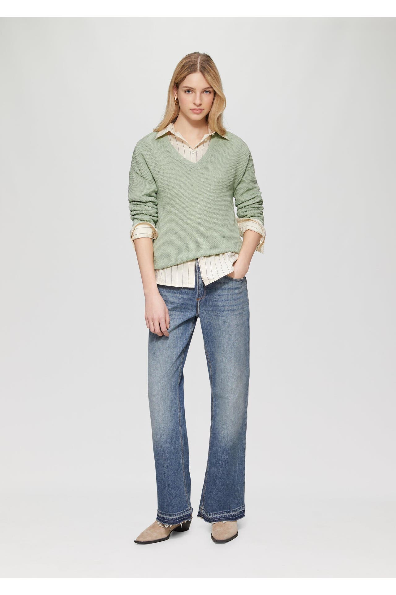 QS BY S.OLIVER Pullover 6503_hellgrün, Bild 1