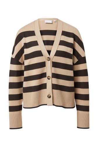 COMMA, Strickjacke 80G6_beige