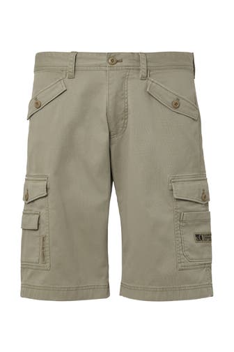 S.OLIVER Short FILE 7880_olivgrün Tapered