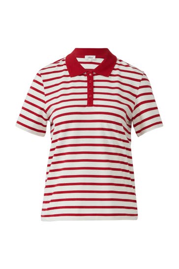 S.OLIVER Polo-Shirt 35H7_rot