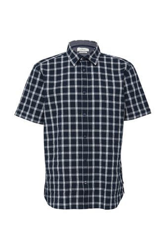 S.OLIVER Kurzarmhemd 59N1_navy Regular Fit