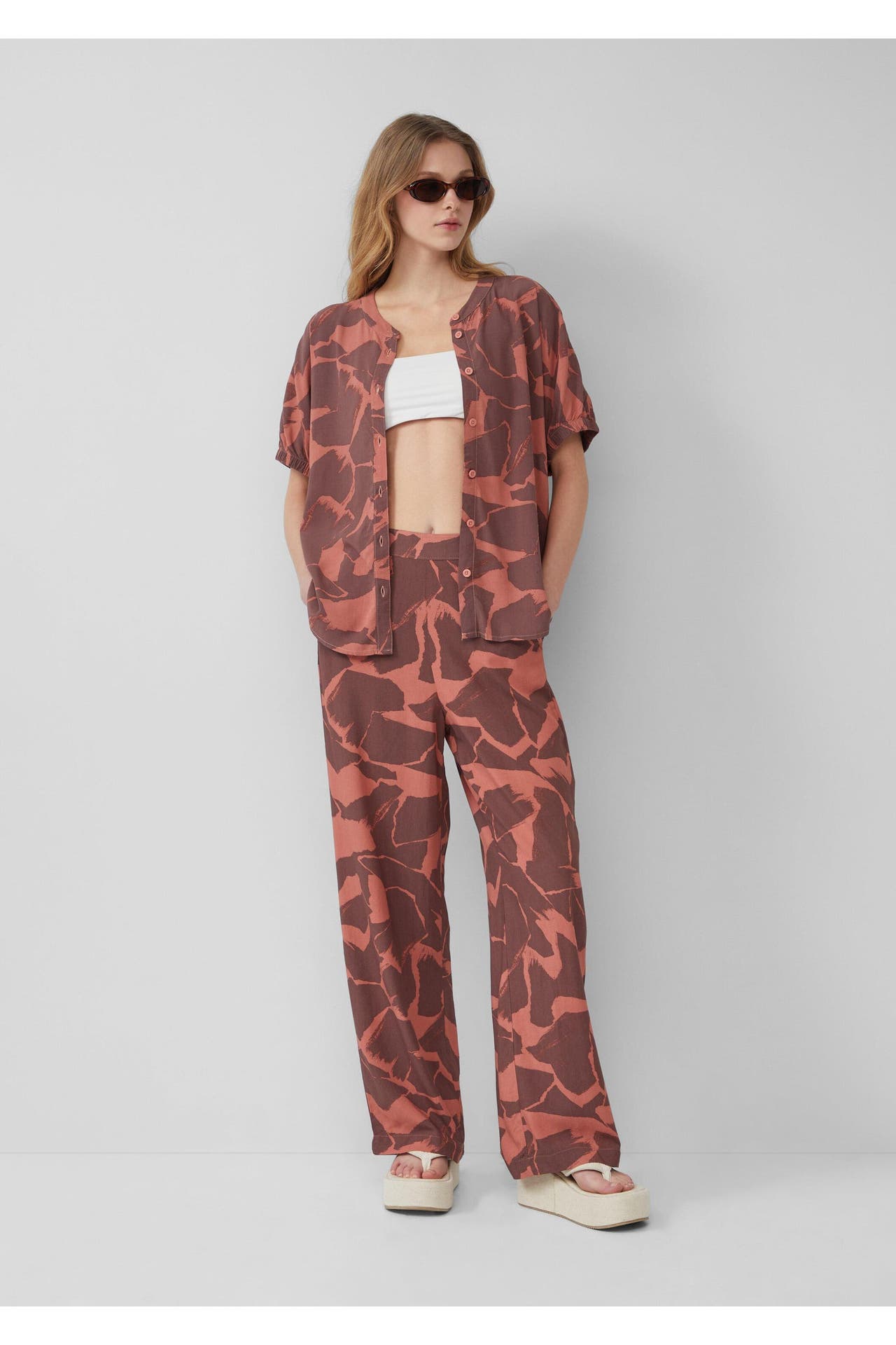 QS BY S.OLIVER Blusenshirt 20A2_papaya, Bild 1