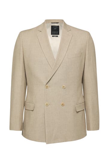 S.OLIVER Casual-Sakko S.OPURE 84W1_sandstein Slim Fit