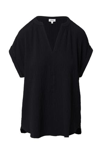 S.OLIVER Blusenshirt 9999_schwarz