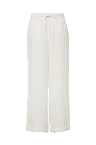 QS BY S.OLIVER Stoffhose 0200_creme Tapered
