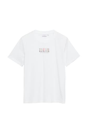 COMMA, T-Shirt 01D8_weiß