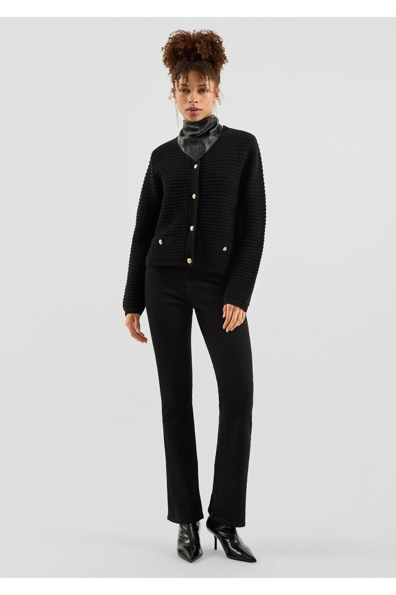 QS BY S.OLIVER Strickjacke 9999_schwarz, Bild 1