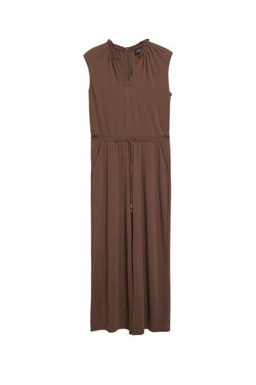 S.OLIVER Jumpsuit 8840_mokka Tapered
