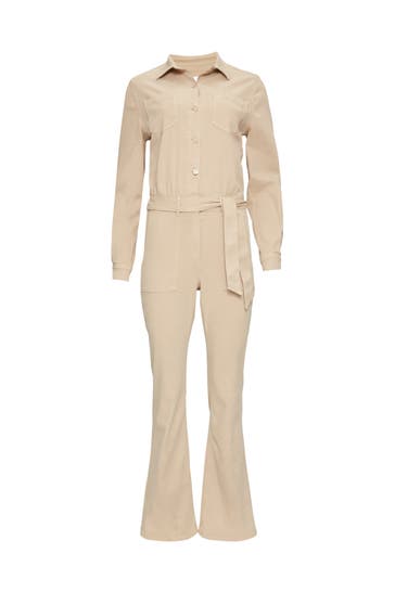 COMMA, Jumpsuit 8406_sandstein Wide/ Loose Fit