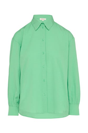S.OLIVER Casual-Bluse 7326_limettengrün