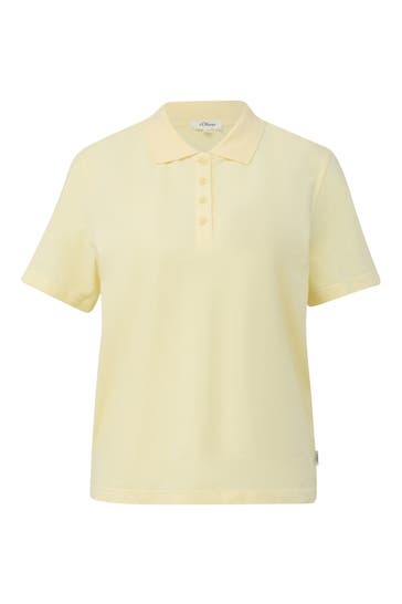 S.OLIVER Polo-Shirt 1015_hellgelb