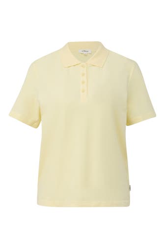 S.OLIVER Polo-Shirt 1015_hellgelb