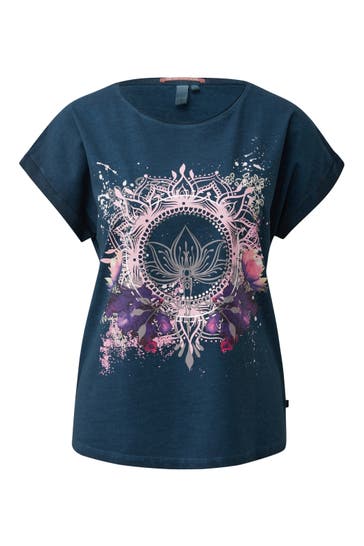 QS BY S.OLIVER T-Shirt 58D2_tiefblau
