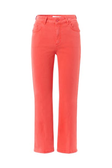 COMMA, Stoffhose 3205_granatapfel Wide/ Loose Fit