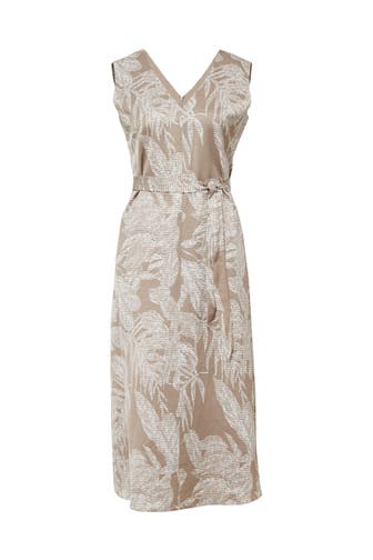 COMMA, Midikleid 80A5_helles beige
