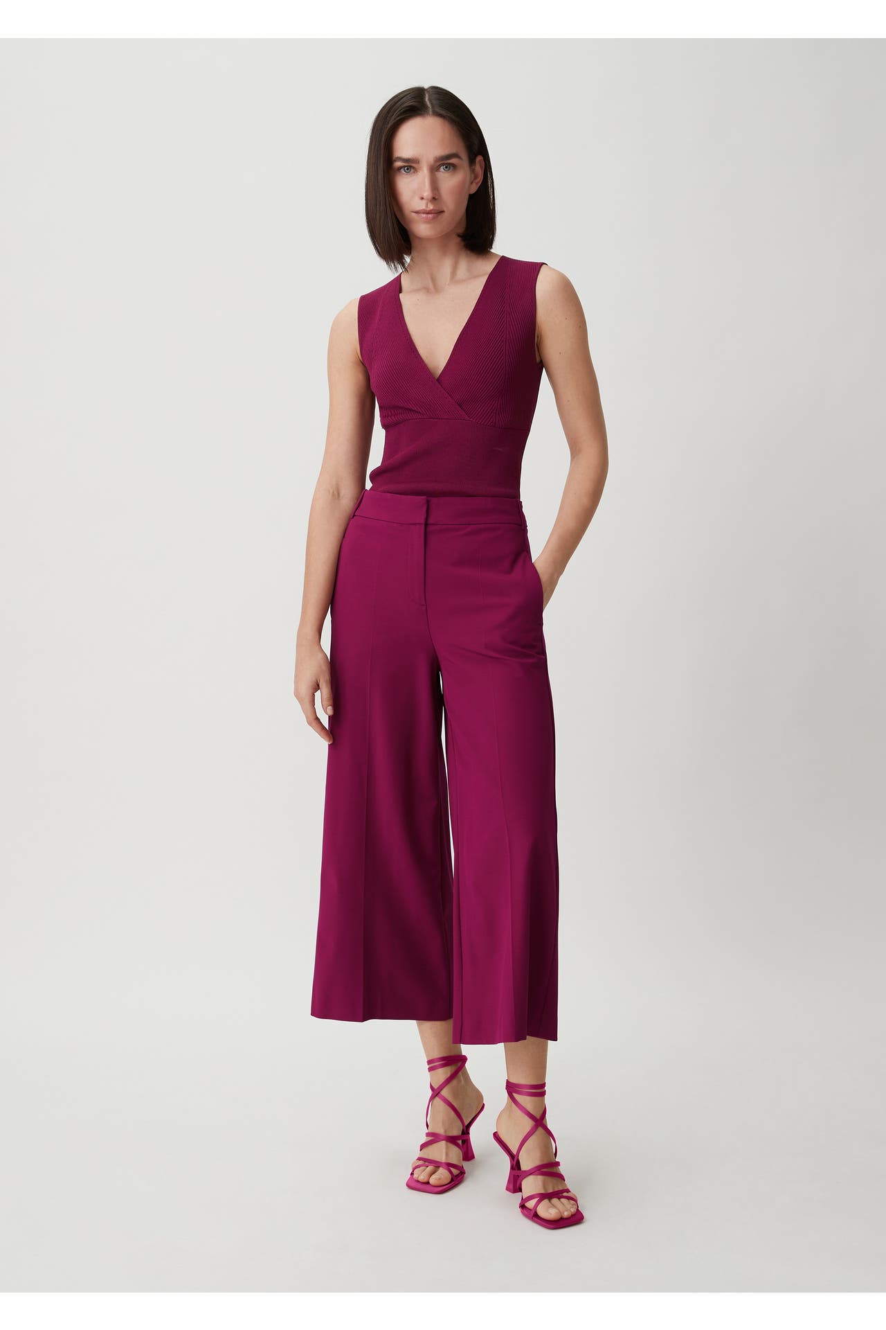 COMMA, Stoffhose 4641_fuchsia Tapered, Bild 1