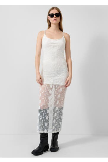 QS BY S.OLIVER Maxikleid 0200_creme
