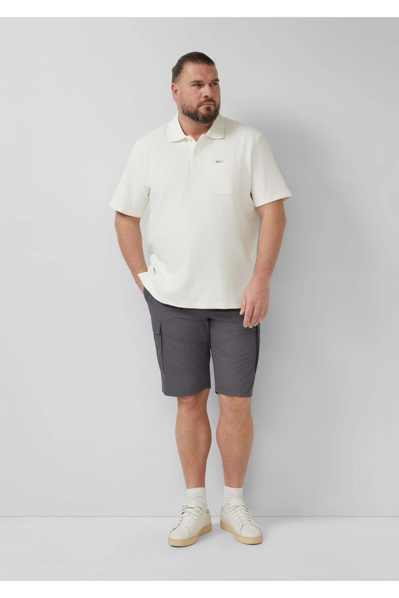 S.OLIVER Short FILE 9573_grau Tapered, Bild 1