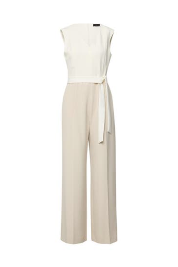 S.OLIVER Jumpsuit 8061_beige Tapered