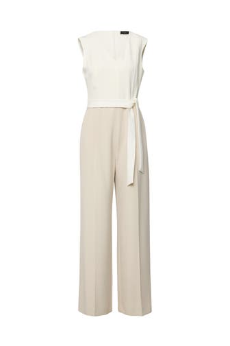 S.OLIVER Jumpsuit 8061_beige Tapered