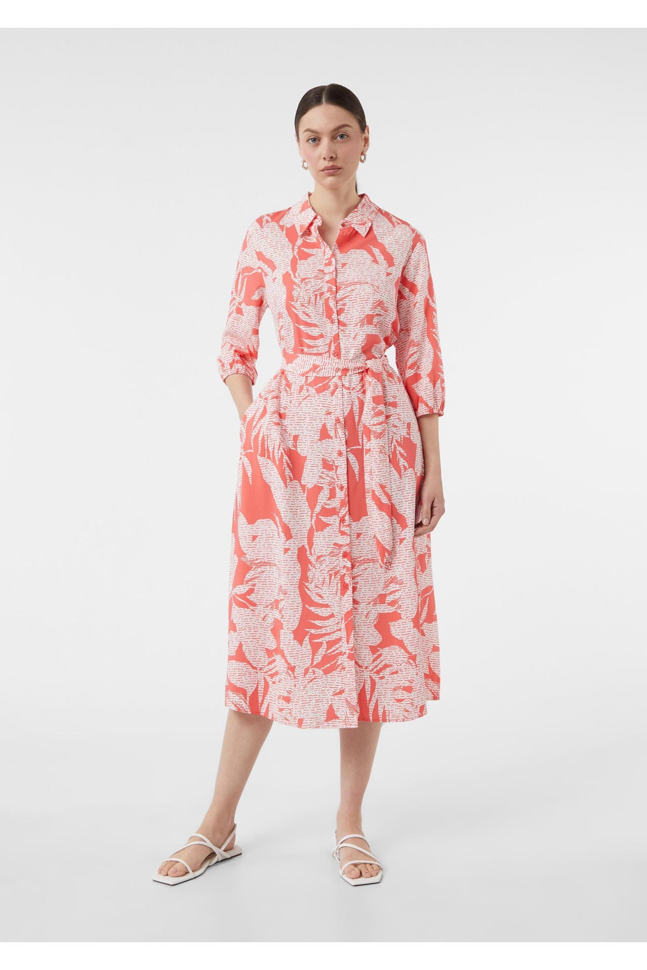 COMMA, Midikleid 45A5_pink, Bild 1