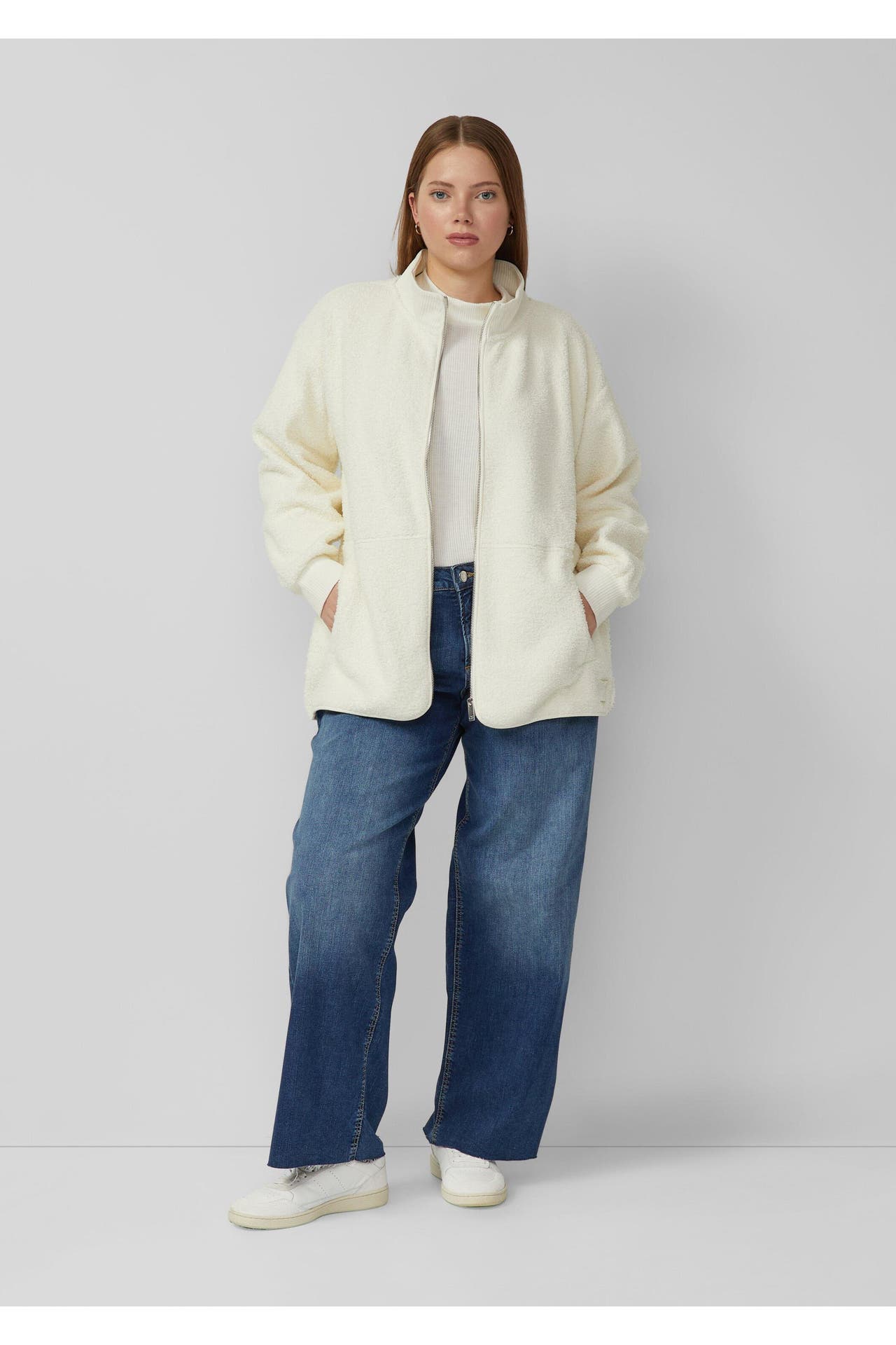 QS BY S.OLIVER Sweatjacke 0200_creme, Bild 1