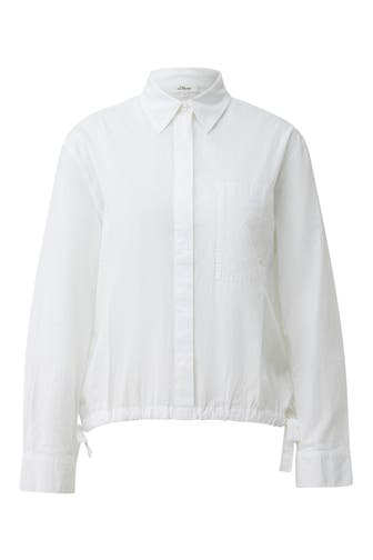 S.OLIVER Casual-Bluse 0100_weiß