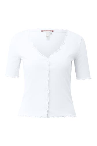 QS BY S.OLIVER T-Shirt 0100_weiß
