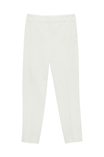 COMMA, Stoffhose 0120_weiß Tapered