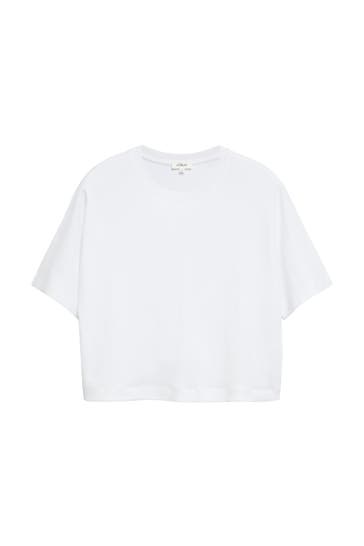 S.OLIVER T-Shirt 0100_weiß