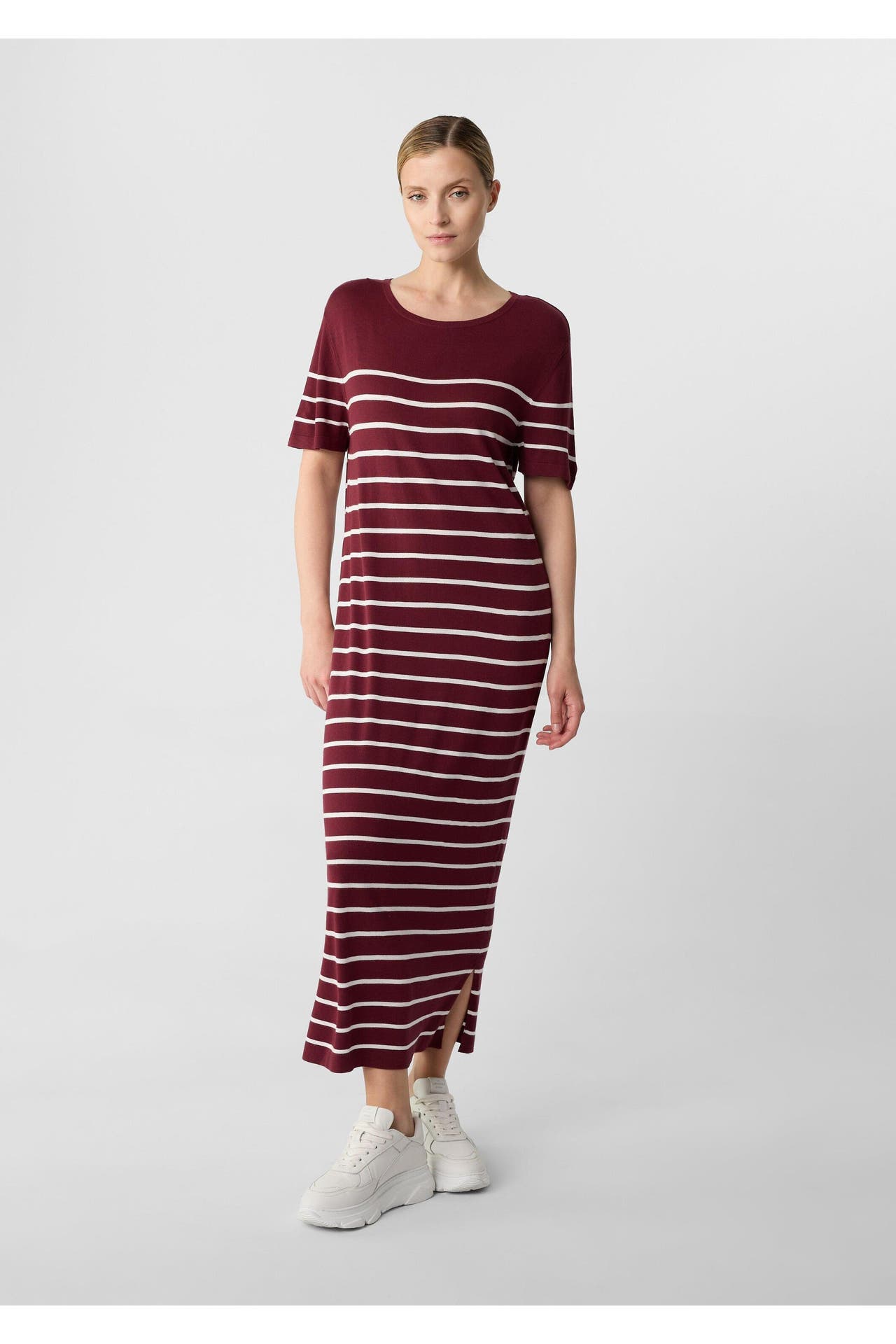 COMMA, Maxikleid 49G1_bordeaux, Bild 1