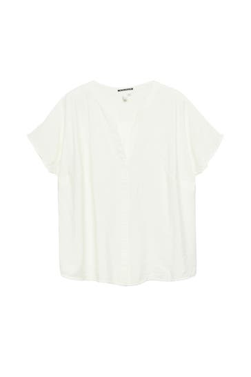 QS BY S.OLIVER Blusenshirt 0200_creme