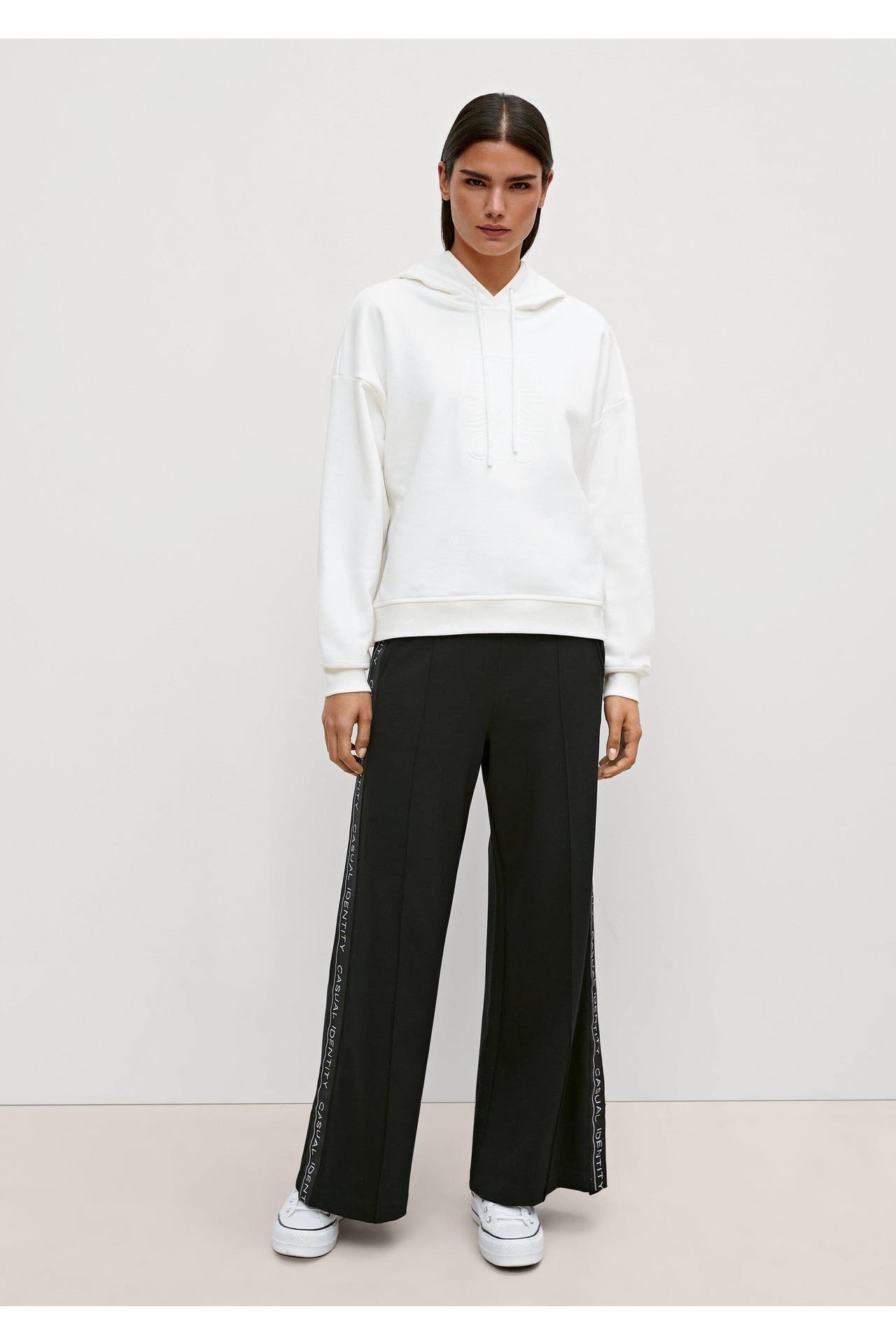 COMMA, Sweatshirt 0120_weiß, Bild 1