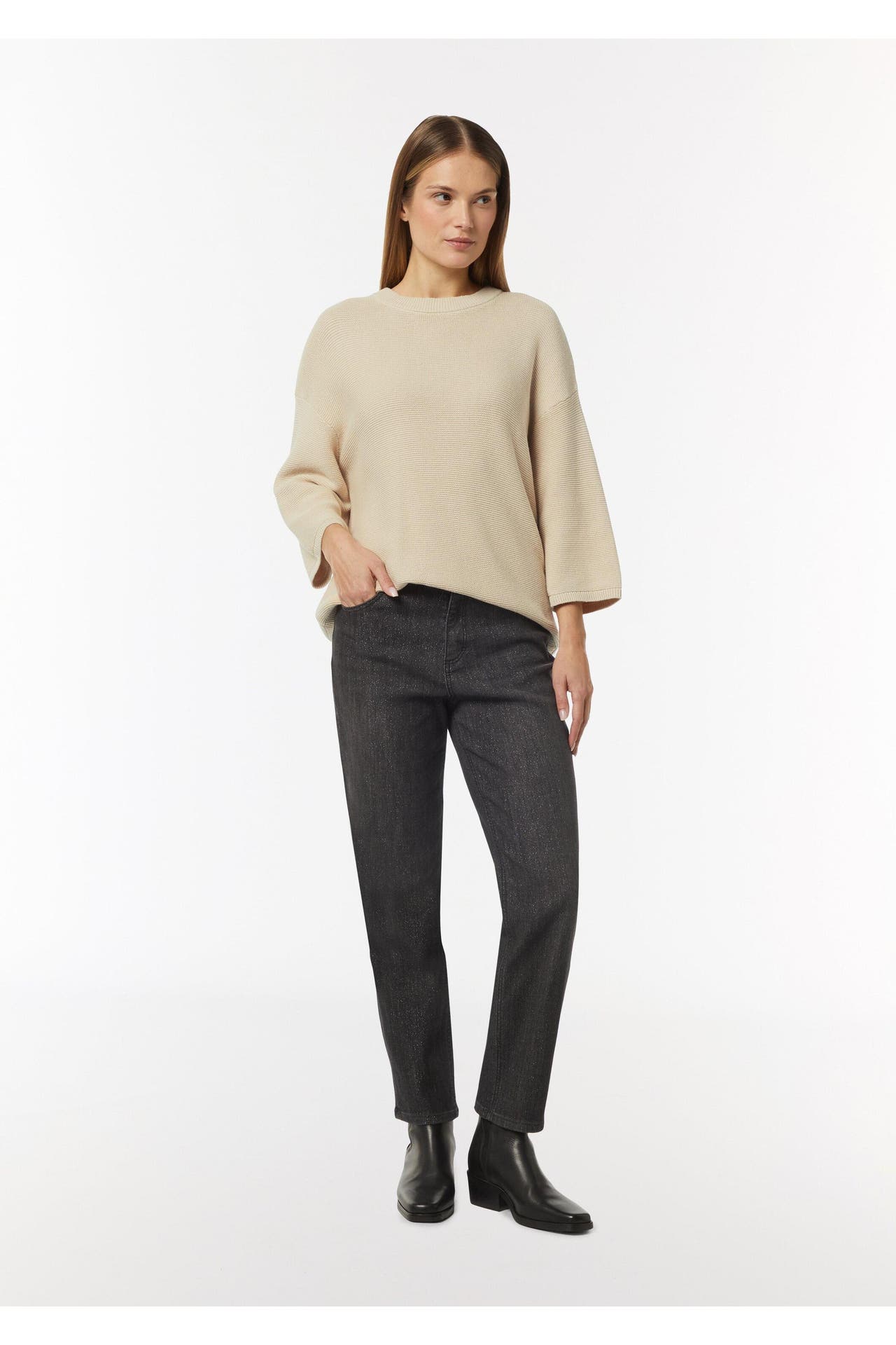 COMMA, Pullover 8212_sandfarben, Bild 1
