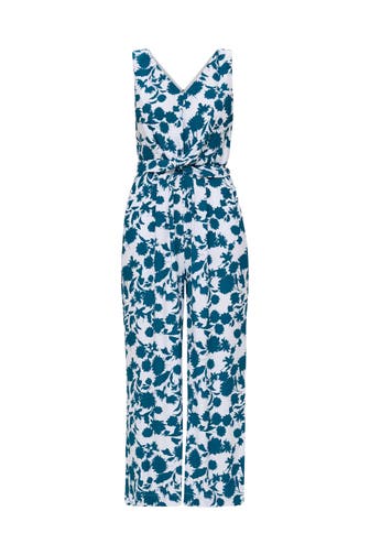 S.OLIVER Jumpsuit 67A2_petrol Tapered