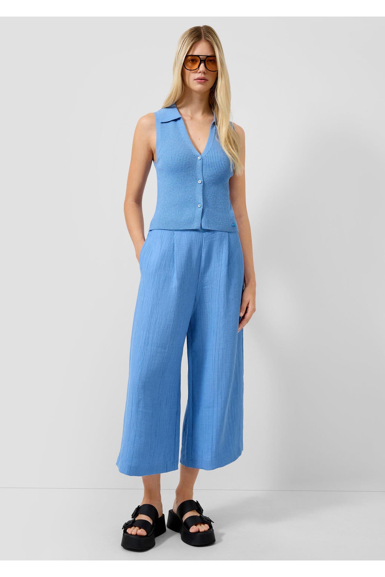 QS BY S.OLIVER Stoffhose 5443_blau Tapered, Bild 1