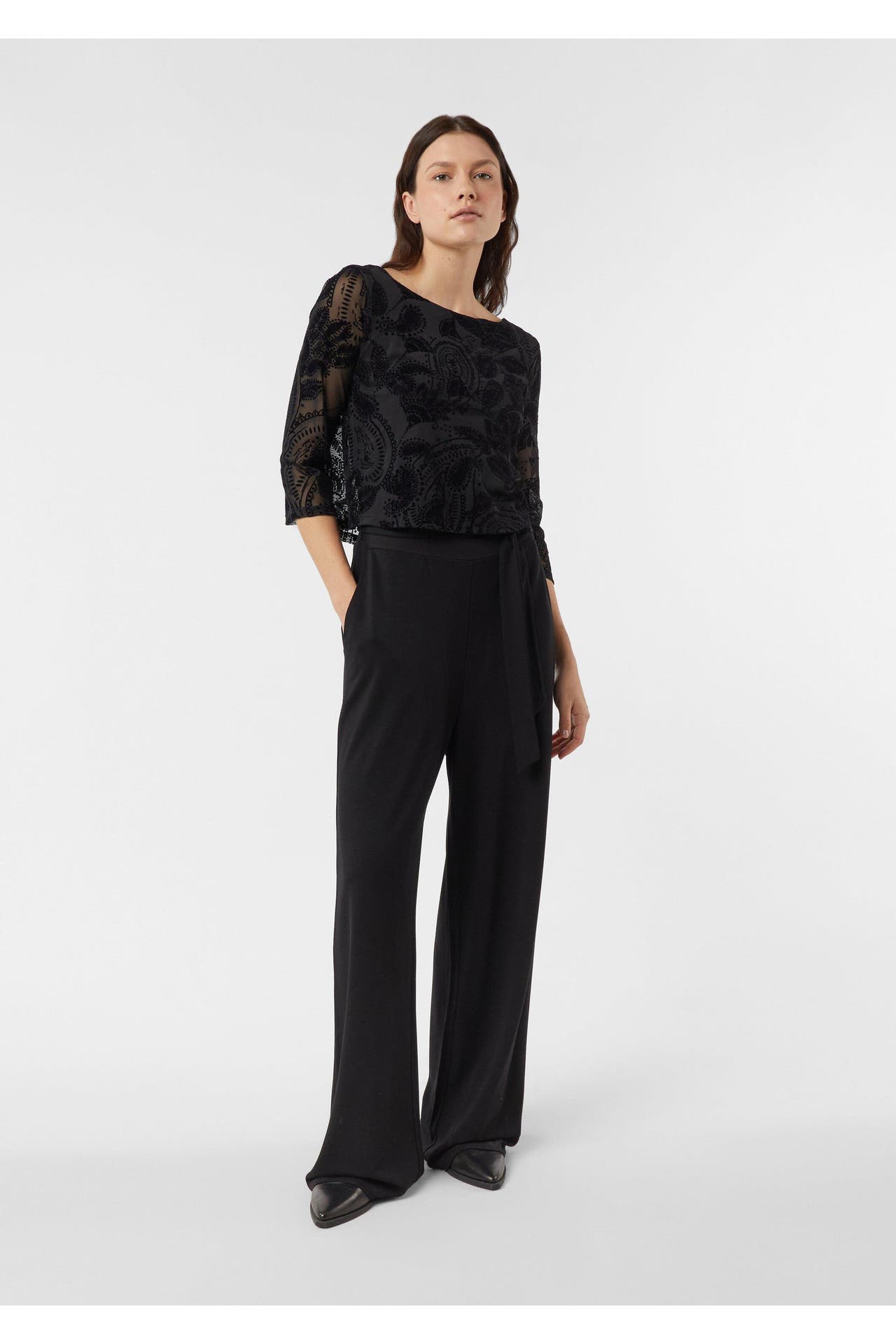 COMMA, Jumpsuit 9999_schwarz Wide/ Loose Fit, Bild 1