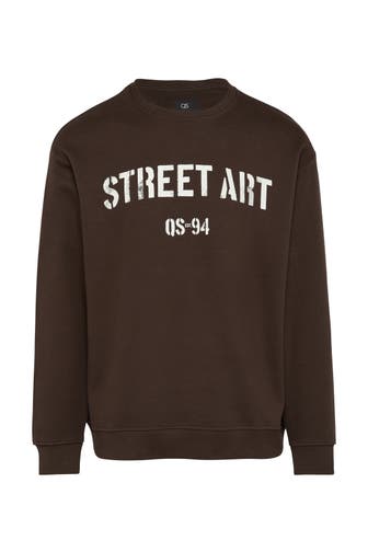 QS BY S.OLIVER Sweatshirt 89D0_dunkelbraun