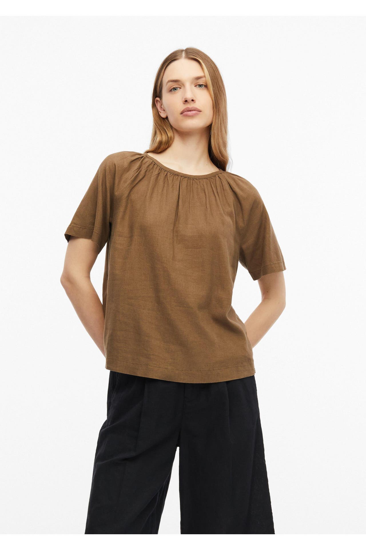 S.OLIVER Blusenshirt 8918_braun, Bild 1