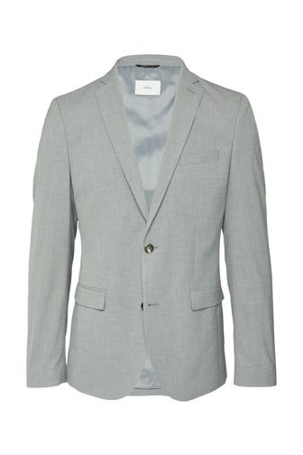 S.OLIVER Casual-Sakko S.OPURE 91M1_taubengrau Slim Fit