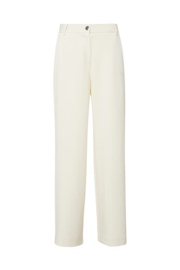 COMMA, Smart Trousers 0403_cream Tapered