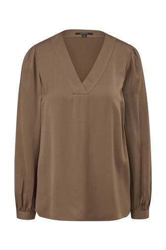 COMMA, Casual-Bluse 8613_cognac