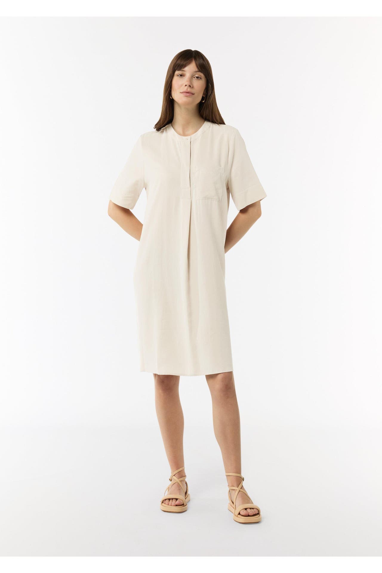COMMA, Kleid 8087_helles beige, Bild 1