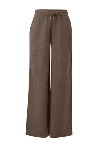 QS BY S.OLIVER Stoffhose 8922_dunkelbraun Tapered
