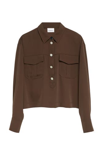 COMMA, Casual-Bluse 8943_dunkelbraun