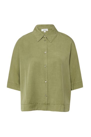 S.OLIVER Blusenshirt 7900_olivgrün