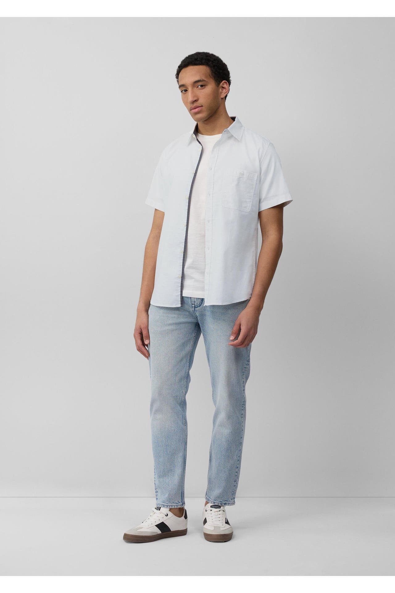 S.OLIVER Kurzarmhemd 0120_weiß Slim Fit, Bild 1