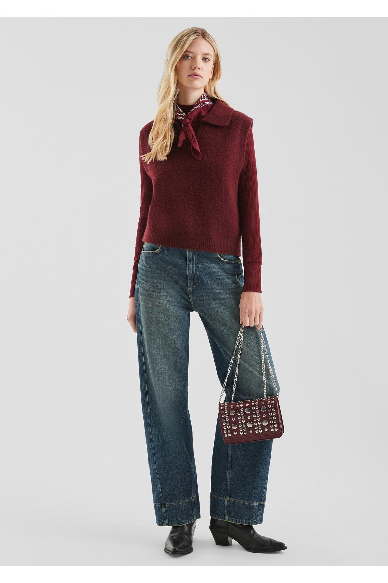 QS BY S.OLIVER Pullover 39W0_bordeaux, Bild 1