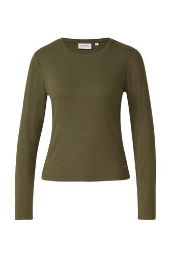 COMMA, Longsleeve 7994_olivgrün