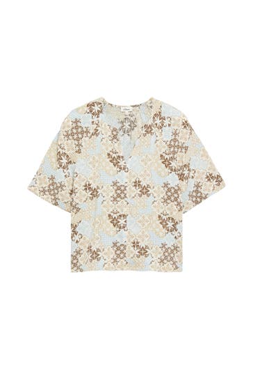 S.OLIVER Blusenshirt 89A4_helles sand